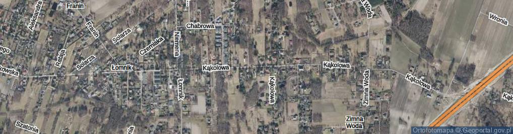 Zdjęcie satelitarne Piotrkowska ul.